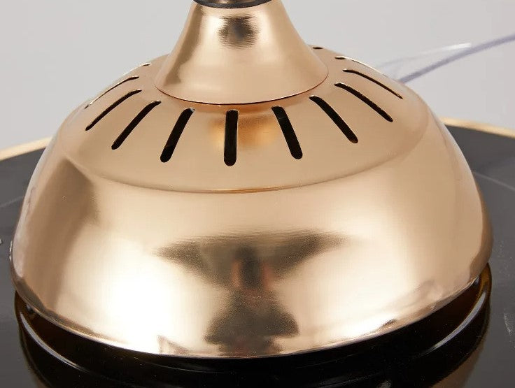 Golden Synergy (42 Inches Span, LED Ceiling Fan with Remote Control)