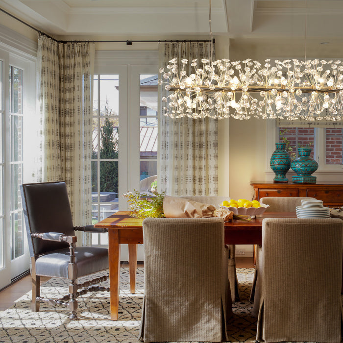 Beautiful Sunfall (LONG) Crystal Chandelier