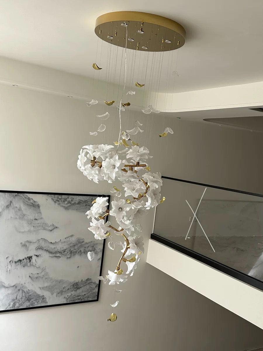 Serene Lily Chandelier