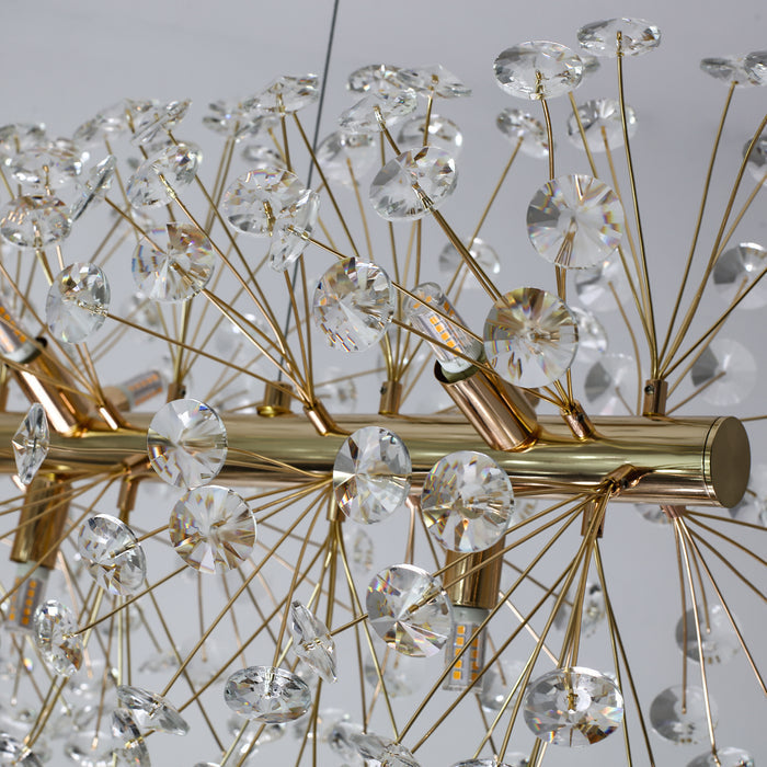 Beautiful Sunfall (LONG) Crystal Chandelier