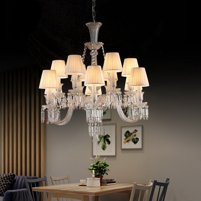 Baccarat's Grace (White, 15 Lights) Chandelier