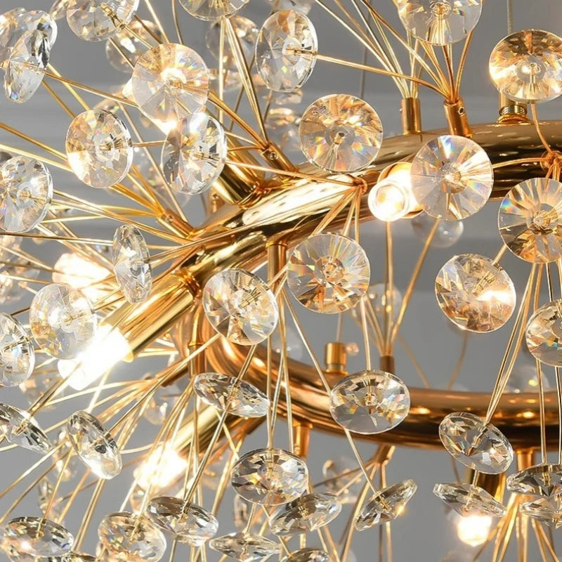 Beautiful Sunfall (Round) Crystal Chandelier