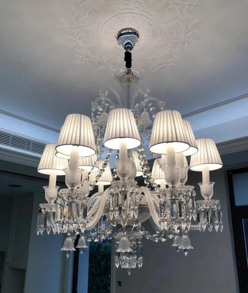 Baccarat's Grace (White, 8 Lights) Chandelier