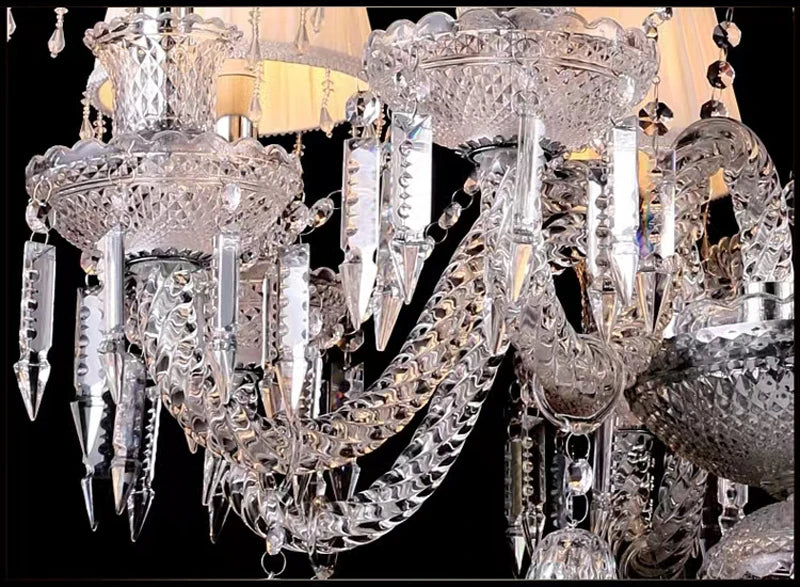 Baccarat's Grace (White, 8 Lights) Chandelier