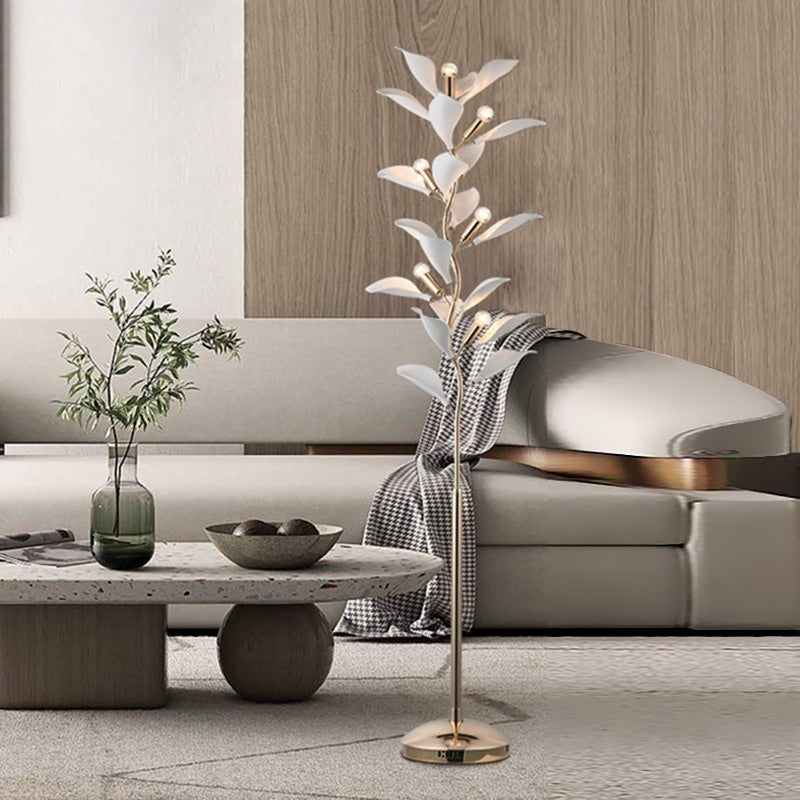 Tree Ceramic Flowers Floor Lamp