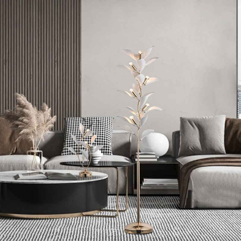 Tree Ceramic Flowers Floor Lamp