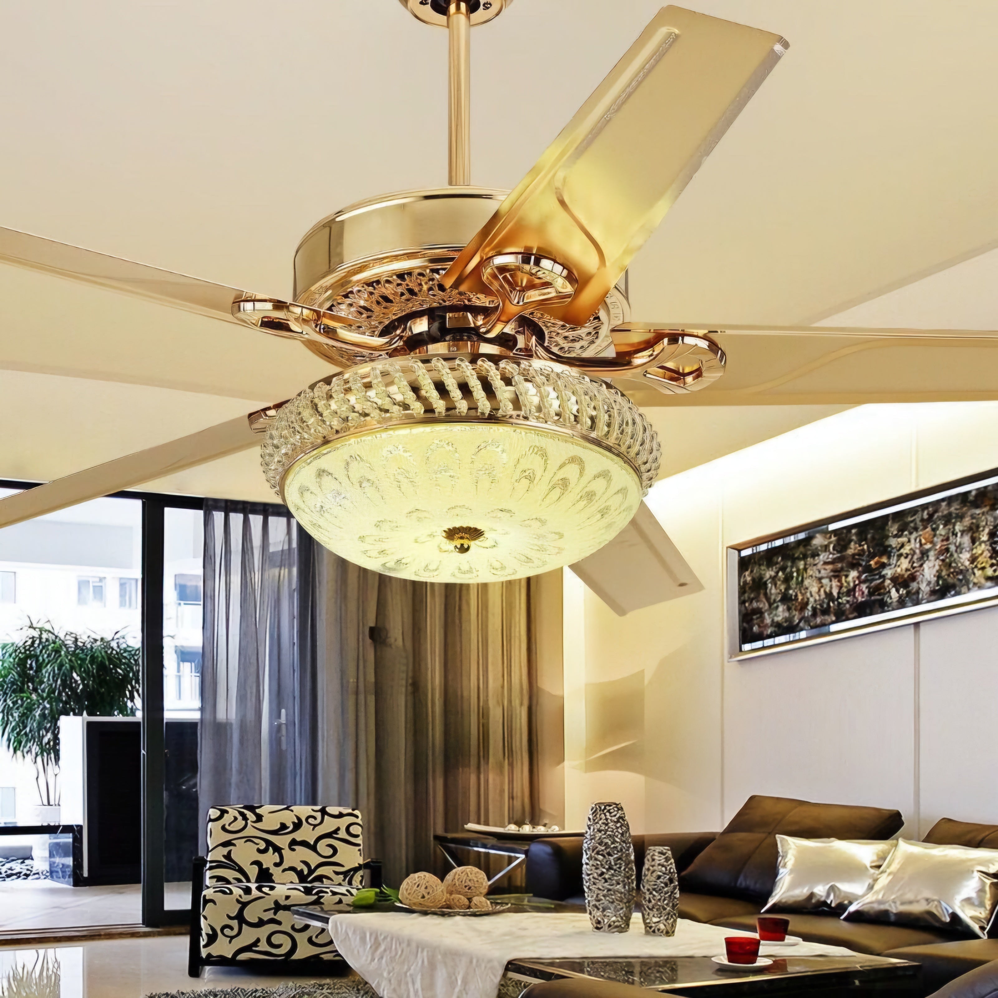 Empress Epoch (Gold) Ceiling Fan