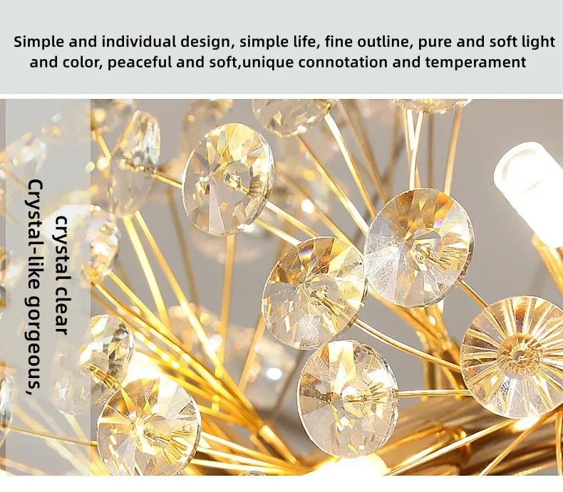 Beautiful Sunfall (Round) Crystal Chandelier