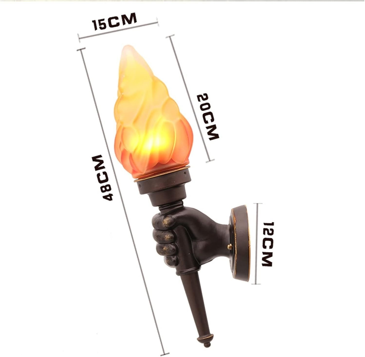 Flame's Embrace Wall Light (Outdoor/Indoor)