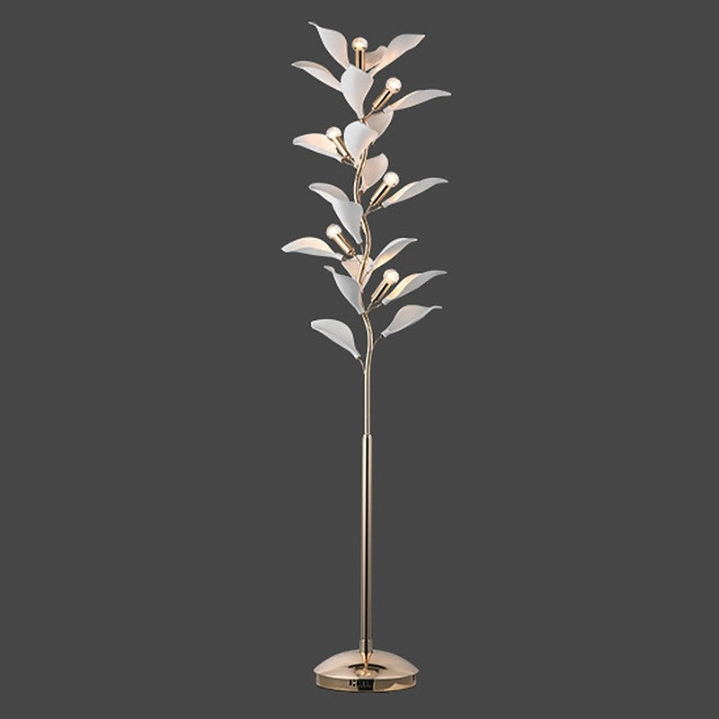 Tree Ceramic Flowers Floor Lamp
