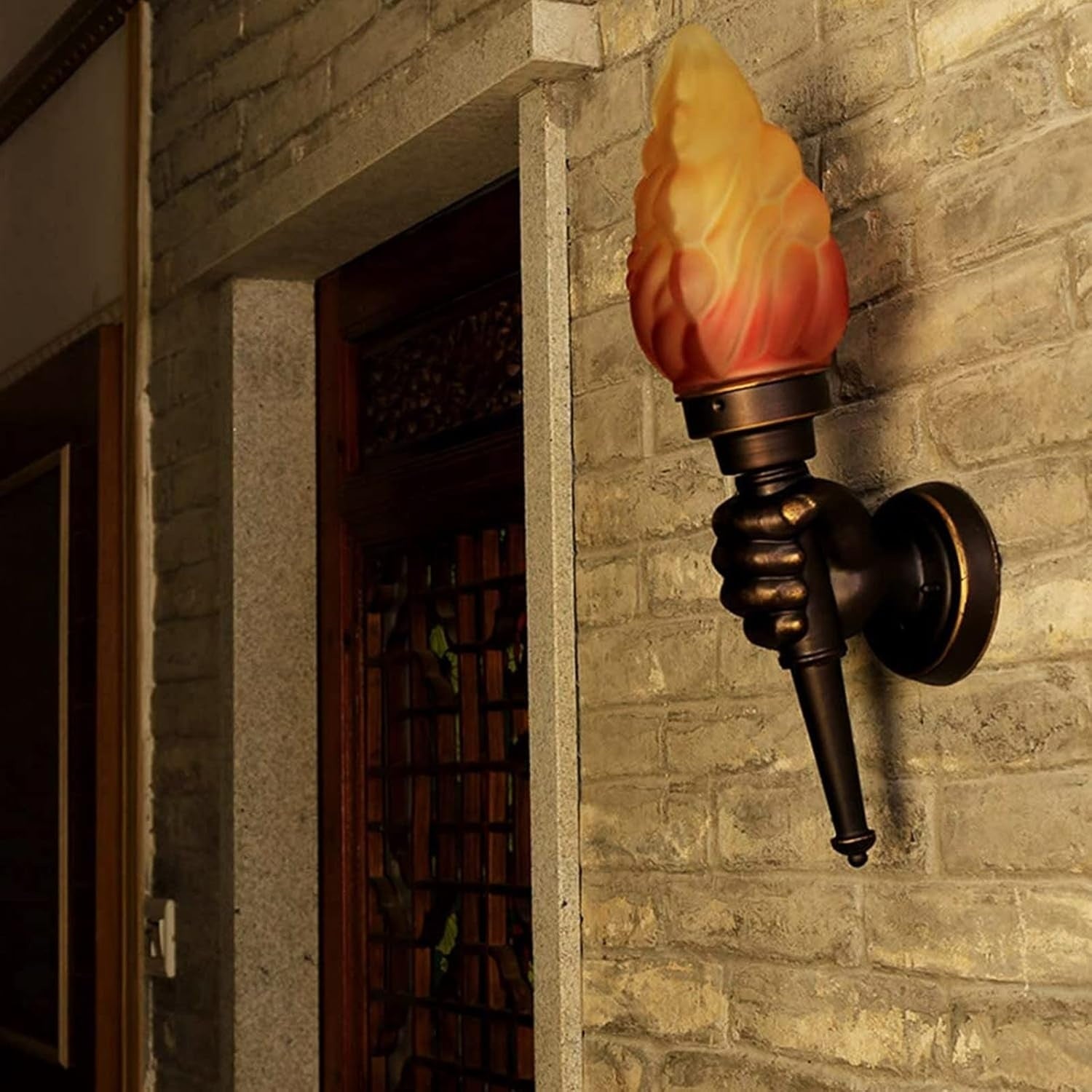 Flame's Embrace Wall Light (Outdoor/Indoor)