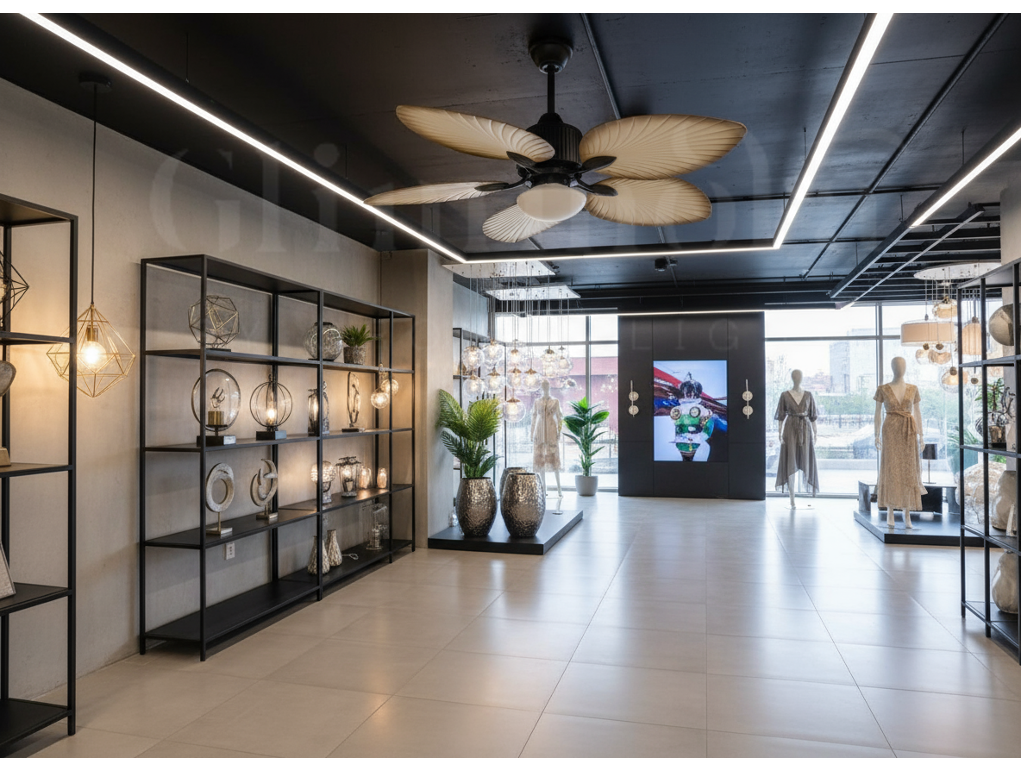 Urban Walnut (52 Inches Span, ABS) Ceiling Fan with Remote Control