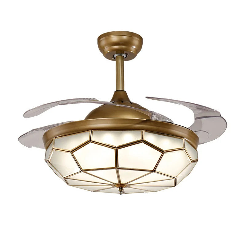 Brass Mirage (Brass Body, 42 Inches) Ceiling Fan with Remote Control