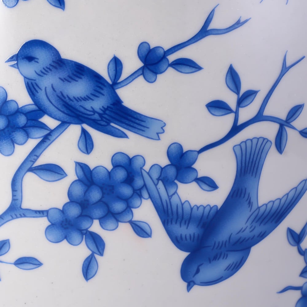 Tropical Dreamscape Ceramic (Blue) Table Lamp