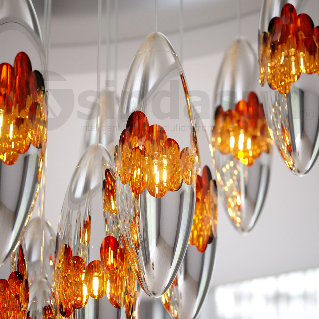 POLLUX L2-Double Height Chandelier