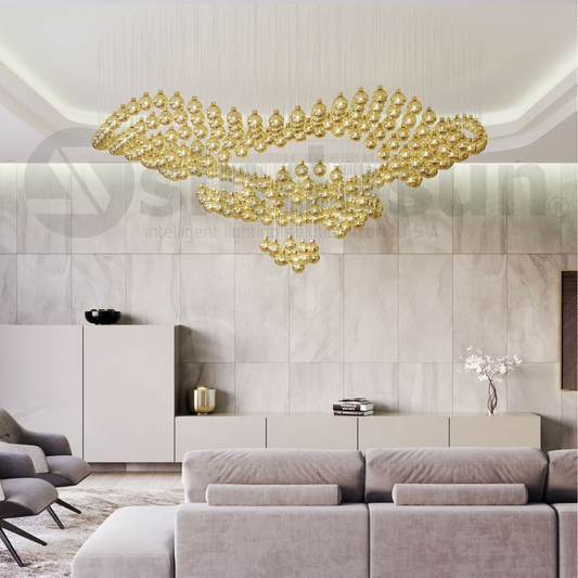 TWINKLE XL3-Double Height Chandelier