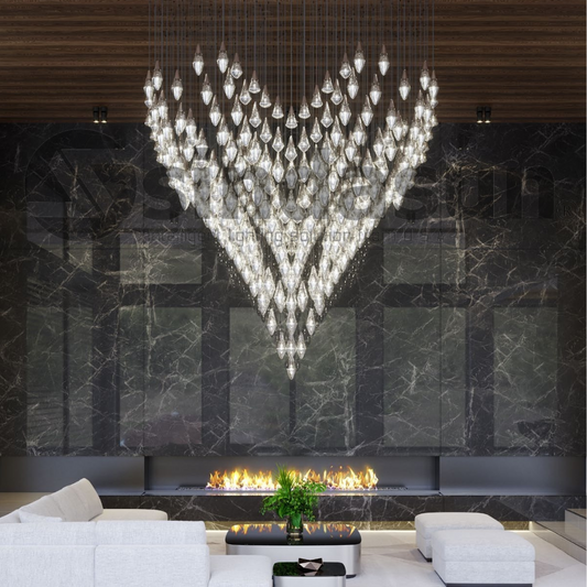 ZORE XL2-Double Height Chandelier