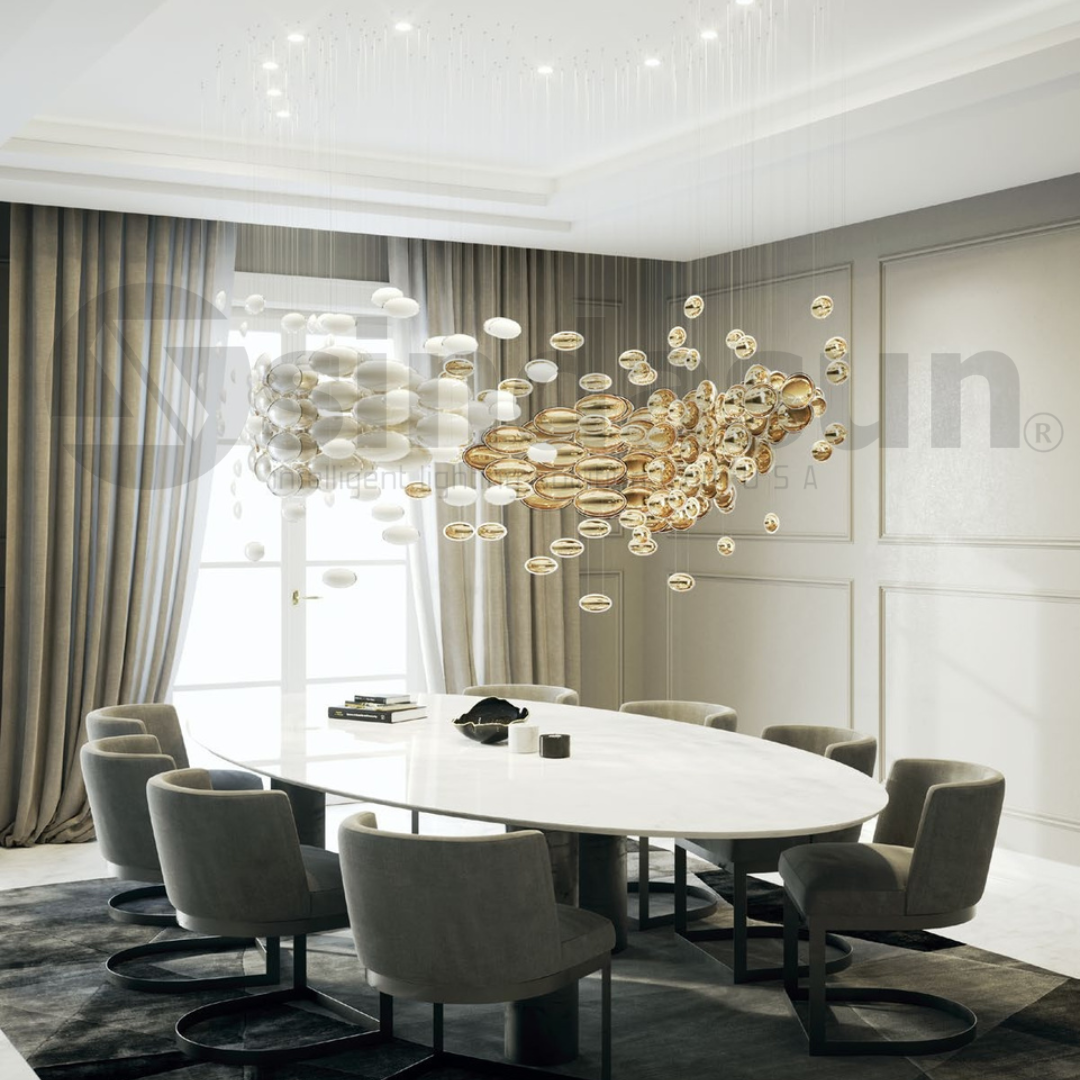 Bowls Double Height Chandelier-S3