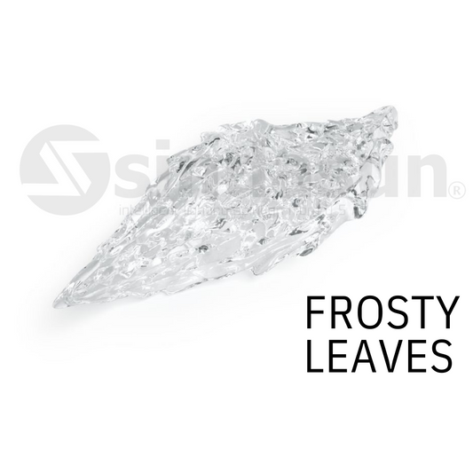 FROSTY LEAVES Double Height Chandeliers-M