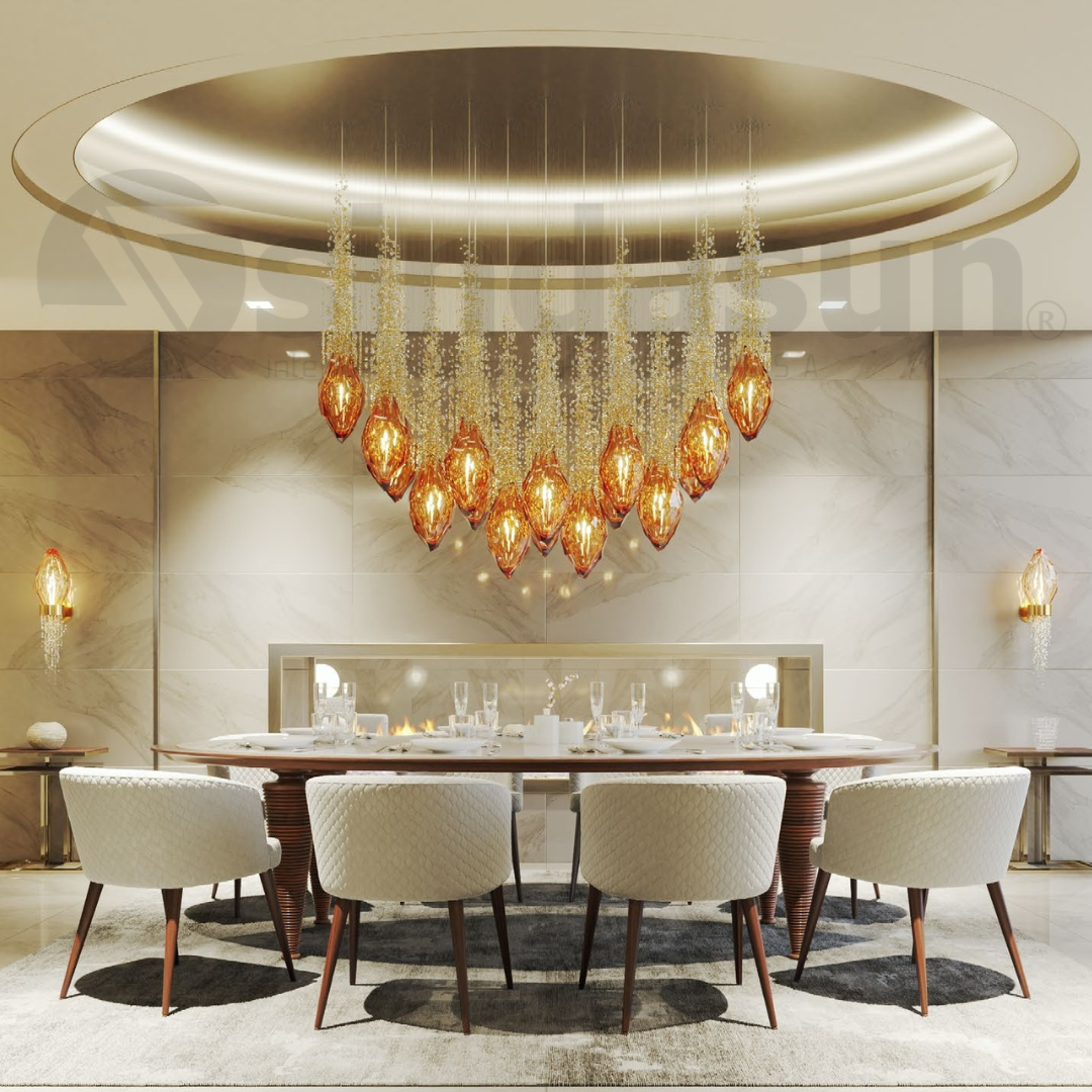 FLASH L2-Double Height Chandelier