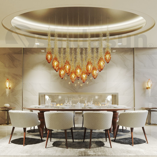 FLASH L2-Double Height Chandelier