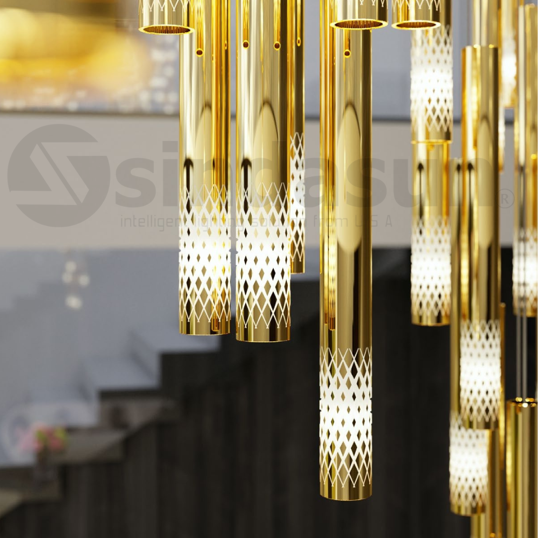 SYMPHONY XL2-Double Height Chandelier